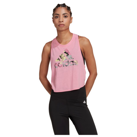 Adidas Γυναικεία αμάνικη μπλούζα W Floral TK Adidas Γυναικεία αμάνικη μπλούζα W Floral TK